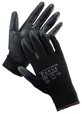 XTLINE JA135410/10 Rukavice nylonové Bunting černé , velikost 10''
