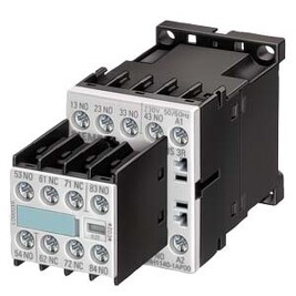 SIEMENS 3RH1244-1AP00 CONTACTOR RELAY, 4 NO+4 NC, W. PERMANENT. JOINTED AUXILIARY SWITCH B