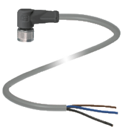 PEPPERL+FUCHS 116450 V11-W-5M-PVC Kabelová zásuvka, M12, 3-pin, kabel PVC 5m 3x0,34mm2