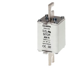 SIEMENS 3NE3221 SITOR fuse link, with slotted blade contacts, NH1, In: 100 A, aR, Un AC: 1
