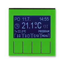 ABB 3292H-A10301 67, LEVIT Termostat univerzální programovatelný; zelená/kouř. černá