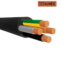TITANEX H07RN-F 1x4 černá